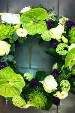 Contemporary Floral Wreath