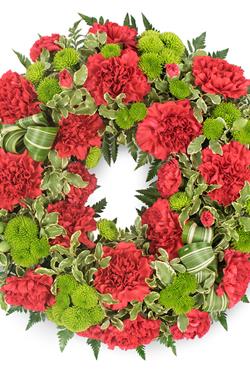 My condolences wreath