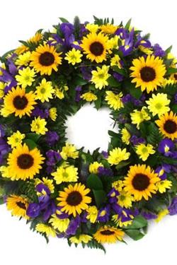 Sunflower Wreath