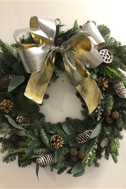 Silver and Gold Wreath