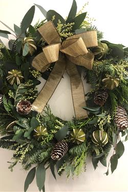 Lime and Pine Wreath