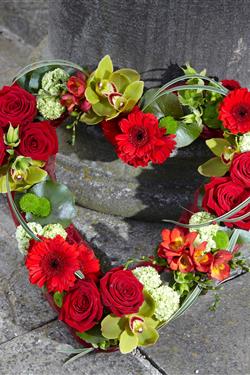 Red &amp; Green Open Heart
