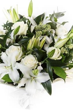 White Lilies &amp; Roses