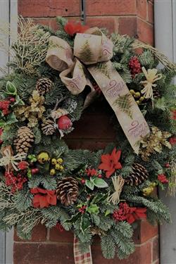 REAL SPRUCE WREATHS