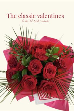 Classic valentines bouquet